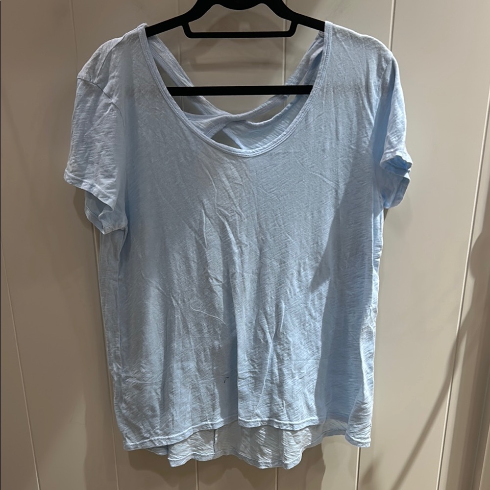 Anthropologie Light Blue Women's Top